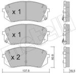 METELLI Sada brzdových platničiek kotúčovej brzdy METELLI 22-0783-0 (22-0783-0)