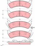 TRW Sada brzdových platničiek kotúčovej brzdy TRW GDB4041 (GDB4041)