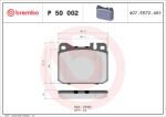 BREMBO Sada brzdových platničiek kotúčovej brzdy BREMBO P 50 002 (P 50 002)
