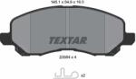 TEXTAR Sada brzdových platničiek kotúčovej brzdy TEXTAR 2358401 (2358401)