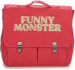 Jojo Factory Ghiozdane Fete CARTABLE UNIE PINK FUNNY MONSTER Jojo Factory roz Unic