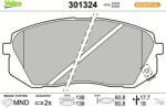 VALEO Sada brzdových platničiek kotúčovej brzdy VALEO 301324 (301324)