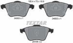 TEXTAR Sada brzdových platničiek kotúčovej brzdy TEXTAR 2400201 (2400201)