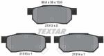TEXTAR Sada brzdových platničiek kotúčovej brzdy TEXTAR 2131201 (2131201)