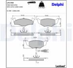 DELPHI Klocki Ham. Fabia/ibiza (lp1709)