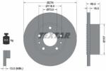 TEXTAR Brzdový kotúč TEXTAR 93104800 (93104800)
