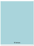 Fortuna Füzet kockás FORTUNA Monocolor A/5 32 lapos 27-32 pasztell kék (01.08670) - papir-bolt