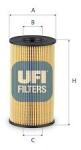 UFI Olejový filter UFI 25.267. 00 (25.267.00)