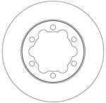 TRW Brzdový kotúč TRW DF6973S (DF6973S)