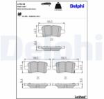 DELPHI Klocki Ham. Opel Astra K 15- Tyl (lp3218)