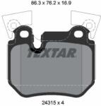 TEXTAR Sada brzdových platničiek kotúčovej brzdy TEXTAR 2431501 (2431501)