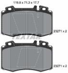 TEXTAR Sada brzdových platničiek kotúčovej brzdy TEXTAR 2327102 (2327102)