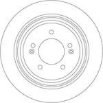 TRW Brzdový kotúč TRW DF6573 (DF6573)