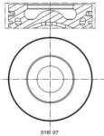 MAHLE Piest MAHLE 016 07 00 (016 07 00)