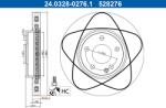 ATE Brzdový kotúč ATE 24.0328-0276.1 (24.0328-0276.1)