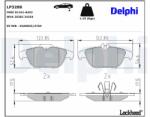 DELPHI Klocki Ham. Mercedes C W204 07- Tyl (lp3288)