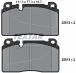TEXTAR Sada brzdových platničiek kotúčovej brzdy TEXTAR 2564301 (2564301)