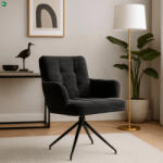 WIPMEB AKITA forgószék, fekete