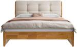 Ramely Pat matrimonial, 160x200, lemn masiv, natural, FLORENCIA