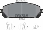 TEXTAR Sada brzdových platničiek kotúčovej brzdy TEXTAR 2207001 (2207001)