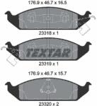 TEXTAR Sada brzdových platničiek kotúčovej brzdy TEXTAR 2331801 (2331801)