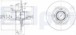 DELPHI Tarcza Ham. Renault Clio (bg3360)