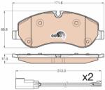 TRW Sada brzdových platničiek kotúčovej brzdy TRW GDB1967 (GDB1967)