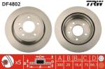 TRW Brzdový kotúč TRW DF4802 (DF4802)