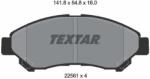 TEXTAR Sada brzdových platničiek kotúčovej brzdy TEXTAR 2256101 (2256101)