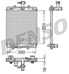 DENSO Chladič motora DENSO DRM21602 (DRM21602)