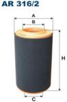 FILTRON Vzduchový filter FILTRON AR 316/2 (AR 316/2)