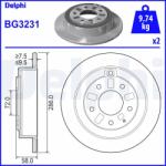 DELPHI Brzdový kotúč DELPHI BG3231 (BG3231)