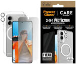 Panzer Protective Set CARE by PanzerGlass Flagship 3-in-1 tok+privacy glass+lencsevédő Samsung Galaxy S25 E készülékhez (CR33641)