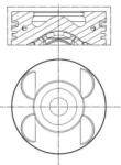 MAHLE Piest MAHLE 001 PI 00105 001 (001 PI 00105 001)