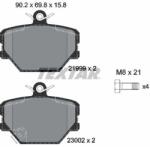 TEXTAR Sada brzdových platničiek kotúčovej brzdy TEXTAR 2199901 (2199901)