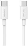 USAMS USB-C to USB-C kábel 60W 1m Fast Charging YD Series fehér SJ711USB02 (US-SJ711) (SJ711USB02)