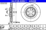 ATE Brzdový kotúč ATE 24.0128-0289.1 (24.0128-0289.1)