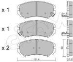 CIFAM Sada brzdových platničiek kotúčovej brzdy CIFAM 822-503-0 (822-503-0)
