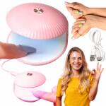  Uv Lámpa Mini Hibrid Körömkagyló Női Utazó Stylistok Számára (mini lampa lampka LED do paznokci UV różowa)