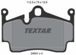 TEXTAR Sada brzdových platničiek kotúčovej brzdy TEXTAR 2454101 (2454101)