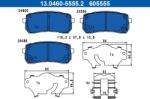 ATE Sada brzdových platničiek kotúčovej brzdy ATE 13.0460-5555.2 (13.0460-5555.2)