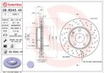 BREMBO Brzdový kotúč BREMBO 09. B343.4X (09.B343.4X)