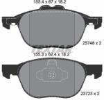 TEXTAR Sada brzdových platničiek kotúčovej brzdy TEXTAR 2574801 (2574801)