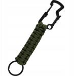 Dominator karabiner kulcstartó Paracord Olive Olívazöld (Paracord)