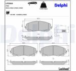 DELPHI Sada brzdových platničiek kotúčovej brzdy DELPHI LP3964 (LP3964)