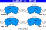 ATE Sada brzdových platničiek kotúčovej brzdy ATE 13.0460-7312.2 (13.0460-7312.2)