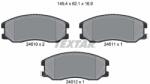 TEXTAR Sada brzdových platničiek kotúčovej brzdy TEXTAR 2451001 (2451001)