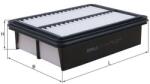 MAHLE Vzduchový filter MAHLE LX 5799 (LX 5799)