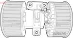 DENSO Vnútorný ventilátor DENSO DEA05002 (DEA05002)