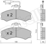 METELLI Sada brzdových platničiek kotúčovej brzdy METELLI 22-0031-0 (22-0031-0)
